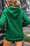 Uyguntarz Kalp Baskılı Oversize Sweatshirt