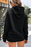 Kalp Baskılı Oversize Sweatshirt