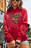 Uyguntarz Kalp Baskılı Oversize Sweatshirt