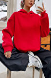 Uyguntarz Scream Baskılı Oversize Sweatshirt