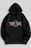 Uyguntarz Dark Baskılı Oversize Sweatshirt