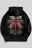 Uyguntarz Dark Baskılı Oversize Sweatshirt