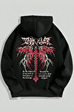 Uyguntarz Dark Baskılı Oversize Sweatshirt