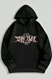 Uyguntarz Dark Baskılı Oversize Sweatshirt