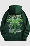 Uyguntarz Dark Baskılı Oversize Sweatshirt