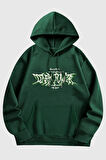 Uyguntarz Dark Baskılı Oversize Sweatshirt