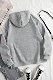 Uyguntarz Attitude Baskılı Oversize Sweatshirt