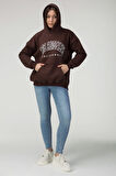 Uyguntarz Unisex Los Angles  Baskılı Sweatshirt