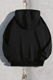Uyguntarz Looking Baskılı Oversize Sweatshirt