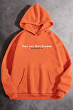 Uyguntarz More Love Baskılı Oversize Sweatshirt