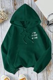 Sırt Baskılı Oversize Sweatshirt