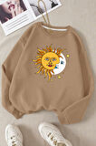 Uyguntarz Unisex Larks' Tongues in Aspic Bisiklet Yaka Sweatshirt