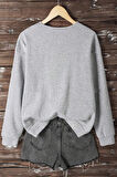 Uyguntarz Unisex Larks' Tongues in Aspic Bisiklet Yaka Sweatshirt