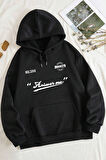 Uyguntarz Answer me  Baskılı Oversize Sweatshirt