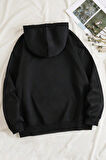 Uyguntarz Answer me  Baskılı Oversize Sweatshirt