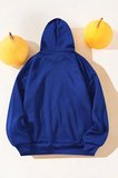 Flowers  Baskılı Oversize Sweatshirt