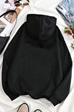 Uyguntarz Renkli Çicek Baskılı Oversize Sweatshirt
