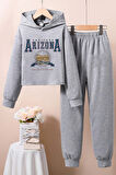 Uyguntarz Arizona Baskılı Erkek Çocuk  - Kız Rahat Eşofman Takımı