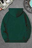 Paris Baskılı  Pamuklu Oversize Sweatshirt