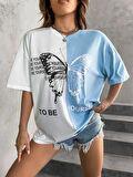 Uyguntarz Unisex To Be Yourself Baskılı Tasarım Tshirt