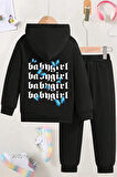 Uyguntarz Babygirl Baskılı Çocuk Rahat Eşofman Takımı