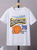 BASKET76 Baskılı Pamuklu Tshirt