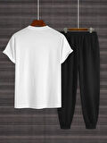 Unisex NYC Baskılı Tasarım Tshirt Eşofman Takımı