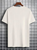 Unisex Kırık Kalp bardak Baskılı Oversize Tshirt