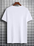 Unisex Kırık Kalp bardak Baskılı Oversize Tshirt