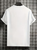 Unisex Think Outside The Box baskılı Oversize Tshirt