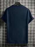 Unisex Think Outside The Box baskılı Oversize Tshirt