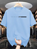 Unisex Face The Future Baskılı Oversize Tshirt
