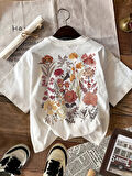 Flovers Baskılı Tasarım Tshirt