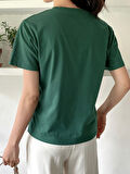 Unisex Sunshine Smiling Baskılı Tasarım Tshirt