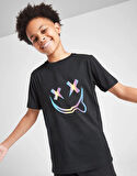 Çocuk Emoji Hologram baskılı Pamuklu Tshirt
