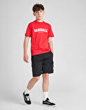 Çocuk Baseball baskılı Pamuklu Tshirt