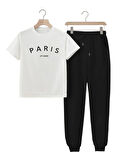Çocuk Paris Baskılı Eşofman Takımı