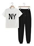 Çocuk NewYork Baskılı Eşofman Takımı