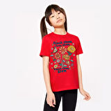 Çocuk Teach Them acbaskılı Pamuklu Tshirt