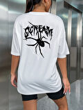 Unisex Scream Baskılı Tasarım Tshirt