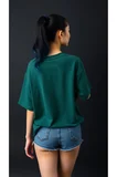 The Future Baskılı Oversize T-shirt