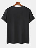 Unisex Mini Astranot Tasarım Basklı Tshirt