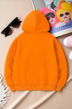 Unisex W Baskılı Oversize Sweatshirt