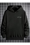 Unisex Chicago Baskılı Oversize Sweatshirt