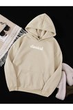 Unisex Classical Baskılı Oversize Sweatshirt