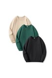3'lu Paket Oversize Sweatshirt