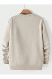 Unisex Astronot Baskılı Oversize Sweatshirt