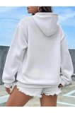 Unisex The Weekend Baskılı Oversize Sweatshirt