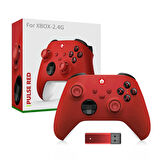 Konsol Plus XBOX 9. Nesil Kablosuz Gamepad KIRMIZI 2.4G PC/ANDROİD/IOS
