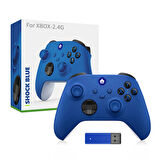 Konsol Plus XBOX 9. Nesil Kablosuz Gamepad MAVİ 2.4G PC/ANDROİD/IOS